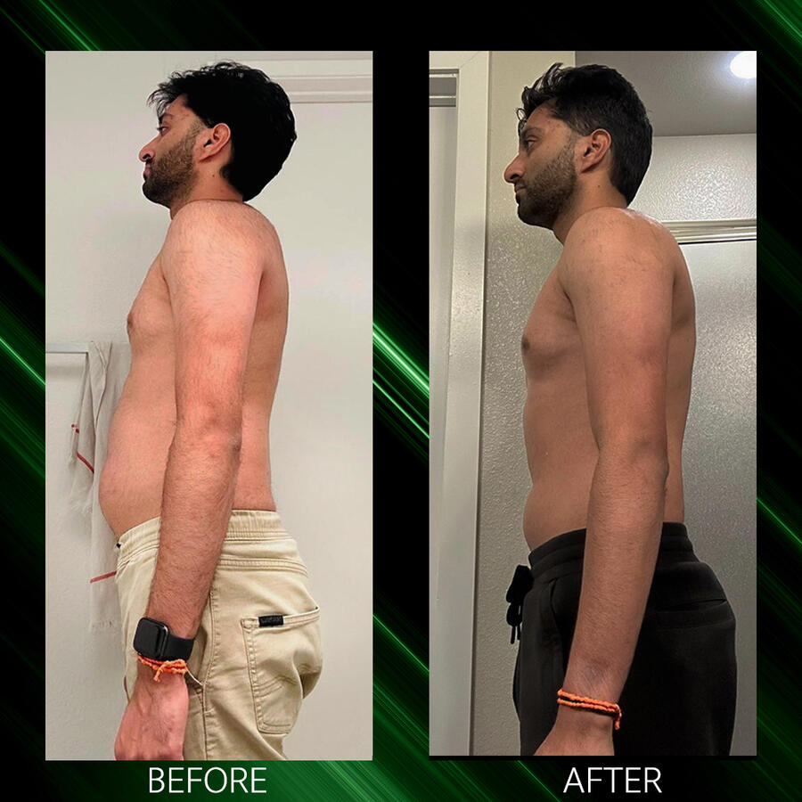 I replaced fat with muscle in 5 weeks