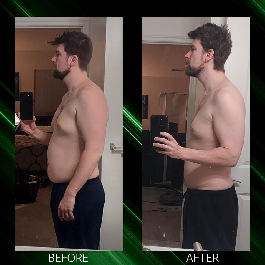 "I lost 50lbs and added weight to my dips"